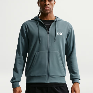 DRIMEX men's Flex UV protection full-zip hoodie for training and outdoor wear